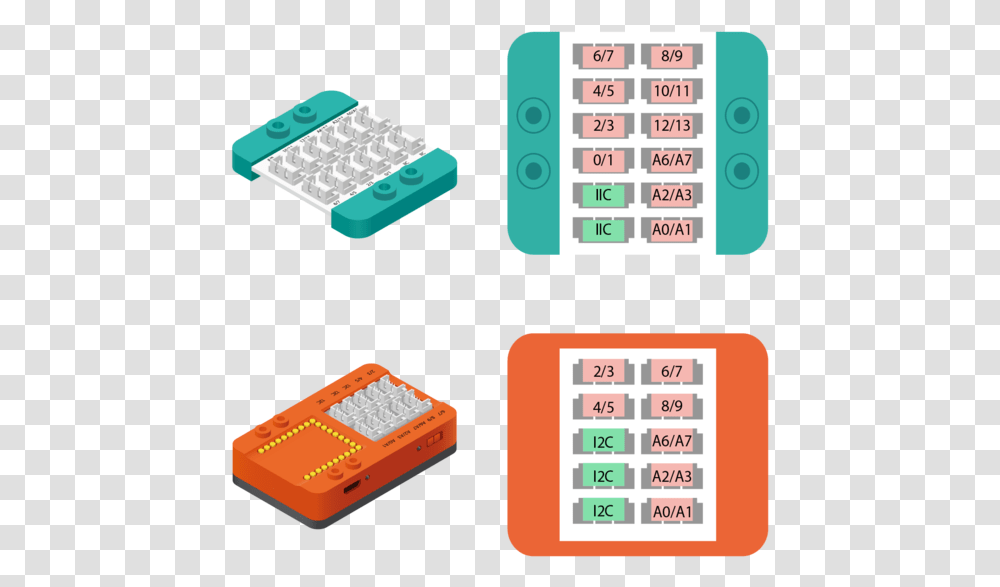 Hub I2c Pins Microduino Mcenter, Medication, Machine, Number Transparent Png