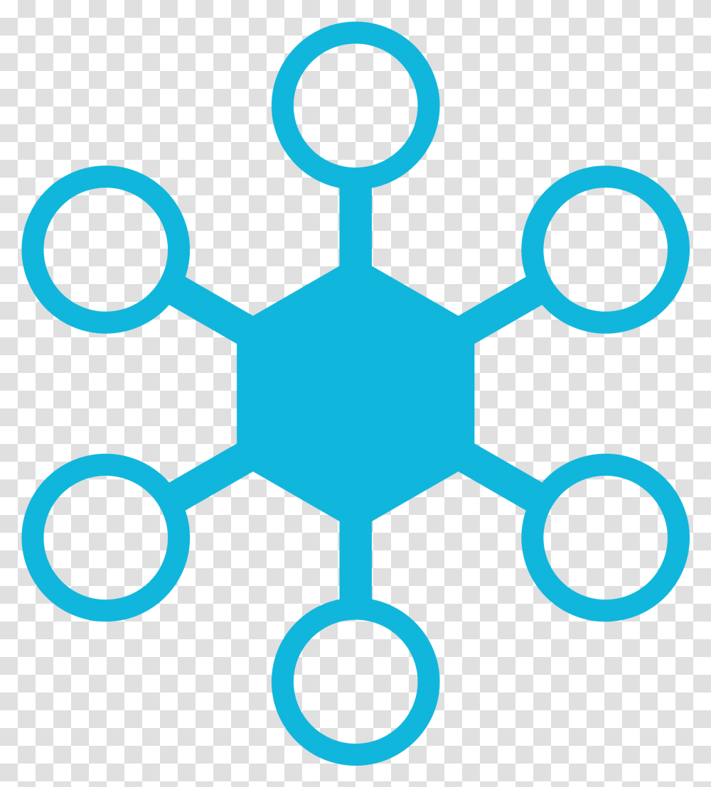 Hub Icon, Snowflake, Pattern Transparent Png
