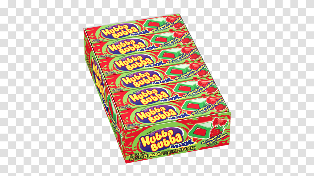 Hubba Bubba Max Strawberry Watermelon Bubble Gum, Rug Transparent Png