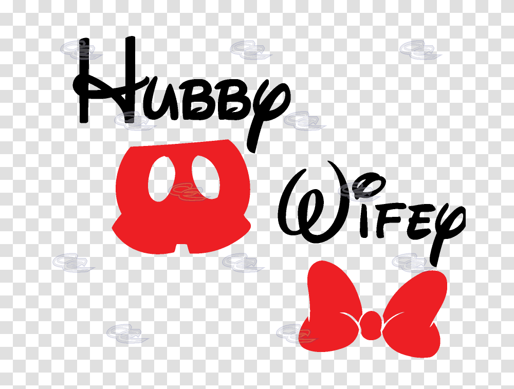 Hubby Wifey Disney Mickey Mouse Red Pants Minnie Mouse Red Bow, Machine, Screw Transparent Png