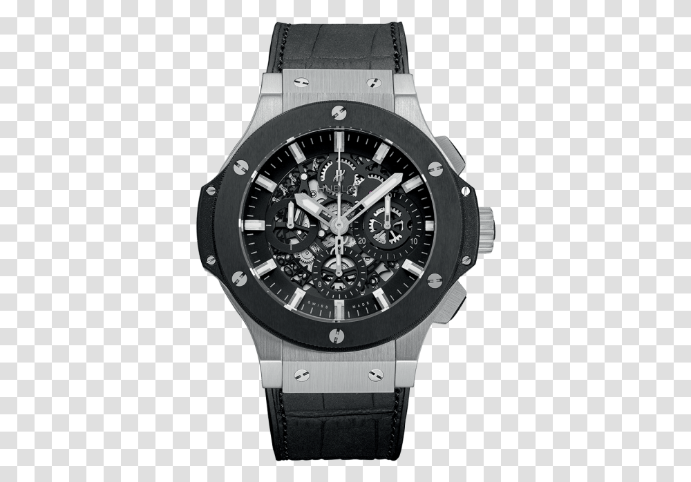 Hublot Steel, Wristwatch Transparent Png