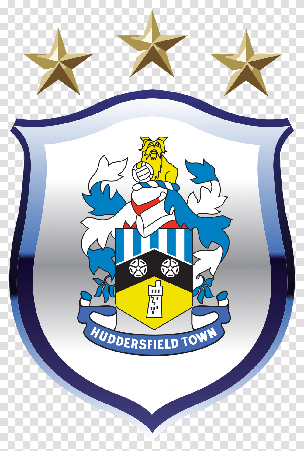 Huddersfield Town Afc Logo Football Logos Huddersfield Town Logo, Armor, Symbol, Trademark, Emblem Transparent Png