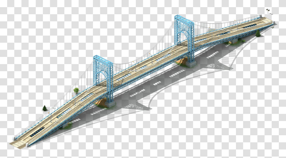 Hudson Bridge Bridges, Building, Suspension Bridge, Road, Architecture Transparent Png