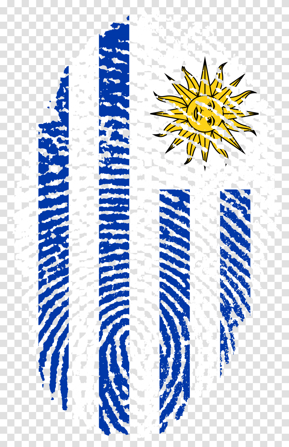 Huella Digital Uruguay Fingerprint, Pattern Transparent Png