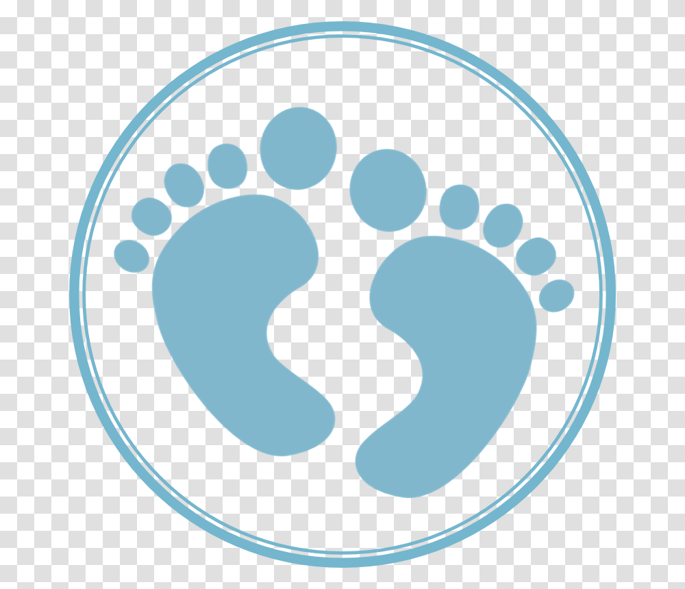 Huellitas De Bebe Azules, Footprint Transparent Png