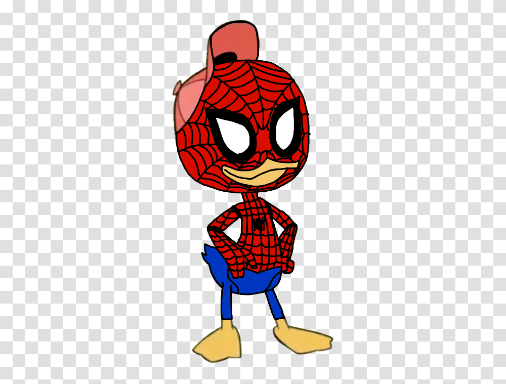 Huey As Spider Manpeter Parker, Mask Transparent Png