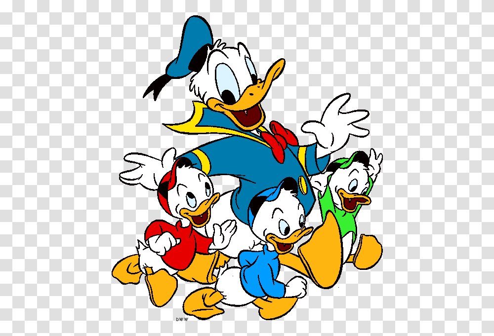 Huey Dewey And Louie And Donald Duck, Performer, Clown Transparent Png