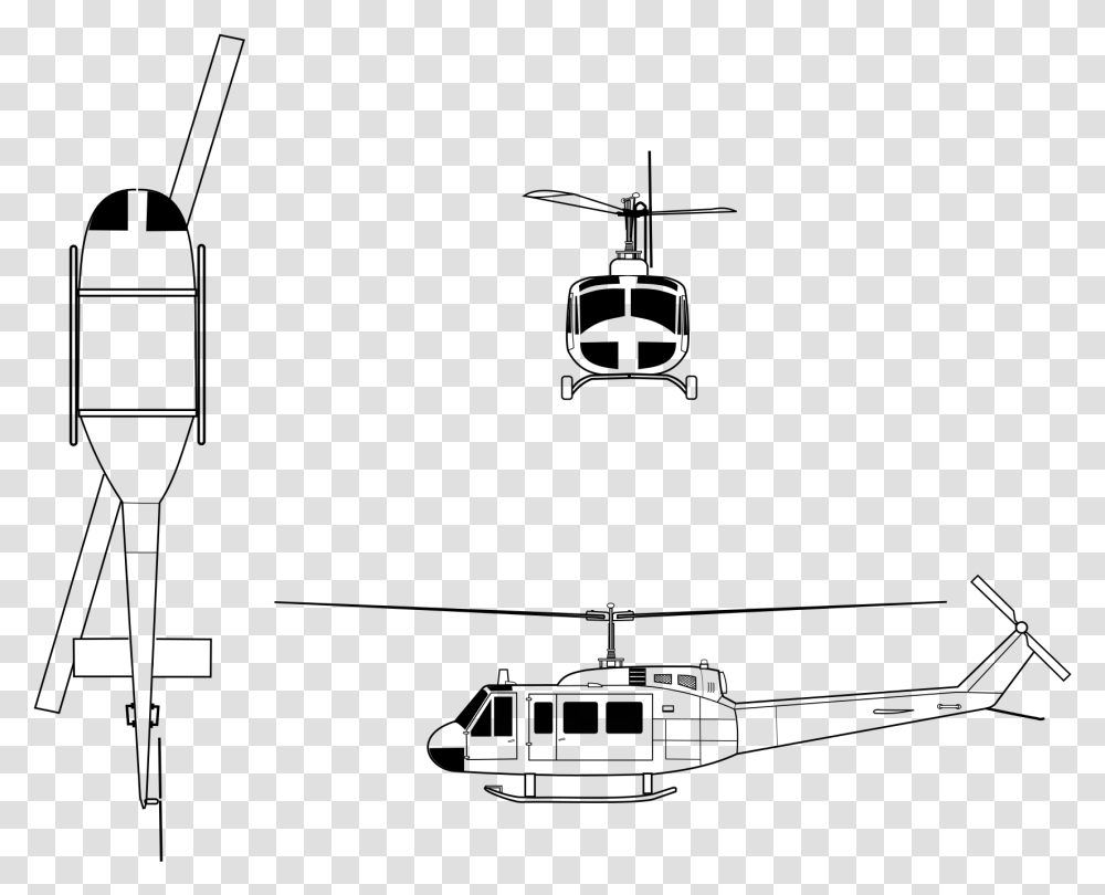 Белл uh-1 «ирокез» чертеж
