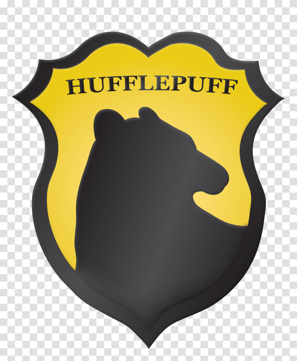 Hufflepuff Crest Badge, Logo, Trademark, Armor Transparent Png