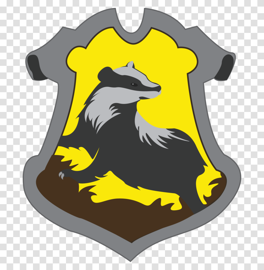 Hufflepuff Crest Image, Animal, Eagle, Bird, Mammal Transparent Png