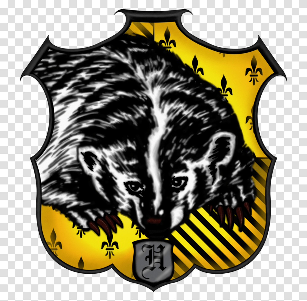 Hufflepuff Crest, Tiger, Wildlife, Mammal, Animal Transparent Png