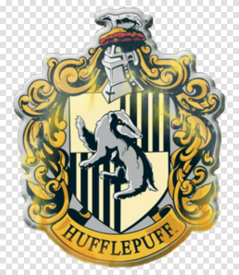 Hufflepuff Hufflepuff Crest Background, Logo, Trademark, Emblem Transparent Png