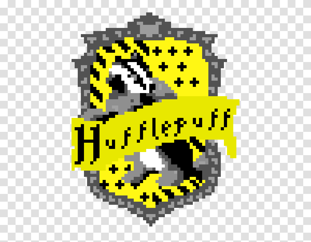 Hufflepuff Pixel Art Maker, Pac Man, Poster, Advertisement Transparent Png