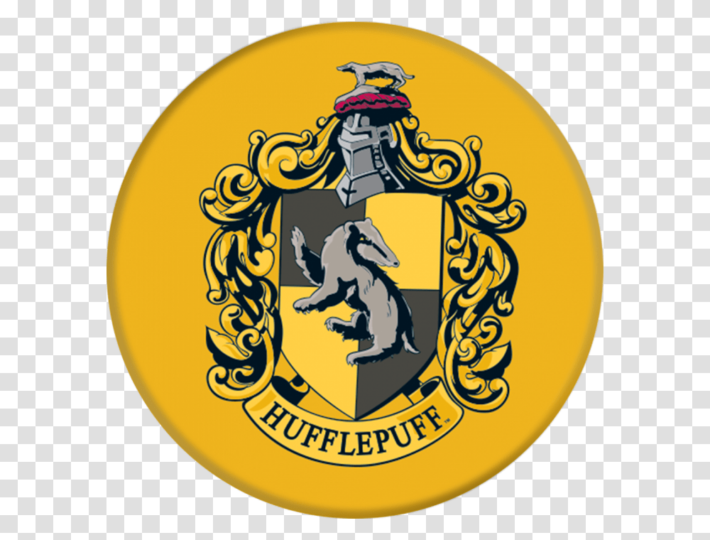 Hufflepuff Vector Clipart Harry Potter Hufflepuff Popsocket, Logo, Trademark, Emblem Transparent Png