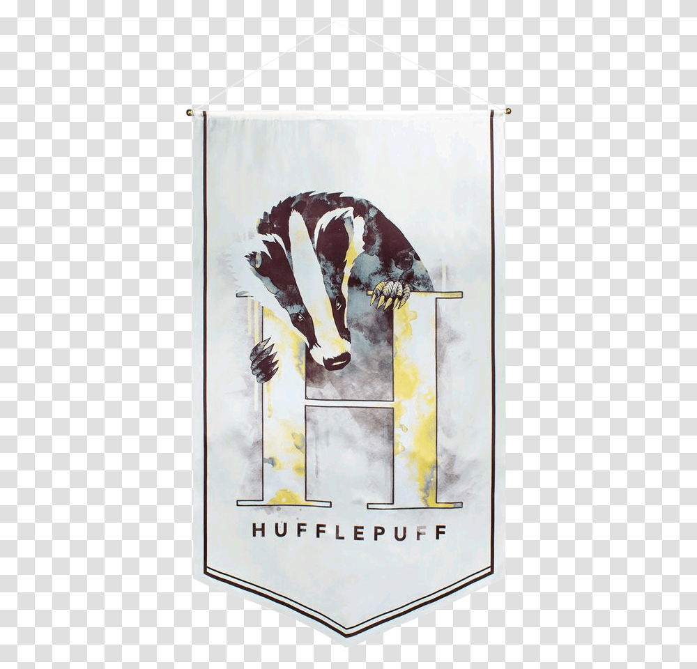 Hufflepuff Watercolour Satin Banner Hufflepuff Banner, Modern Art, Poster, Advertisement, Canvas Transparent Png