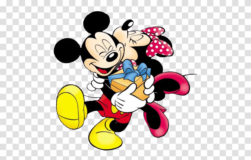 Hug Clipart Mickey Mouse, Label Transparent Png