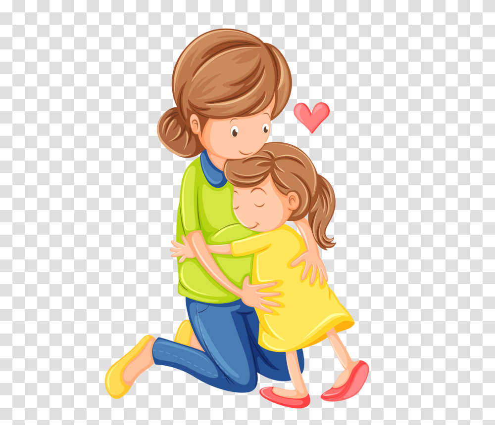 Hug Clipart Motherly, Person, Human, Girl, Female Transparent Png