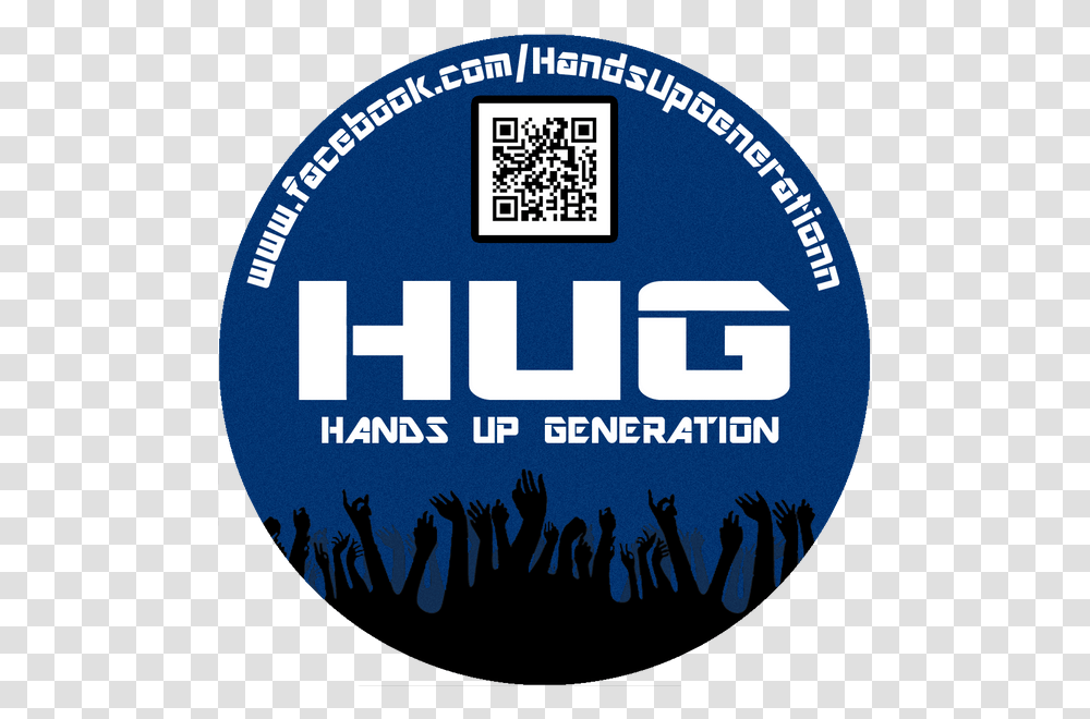 Hug Hands Up Generation, QR Code, Paper Transparent Png