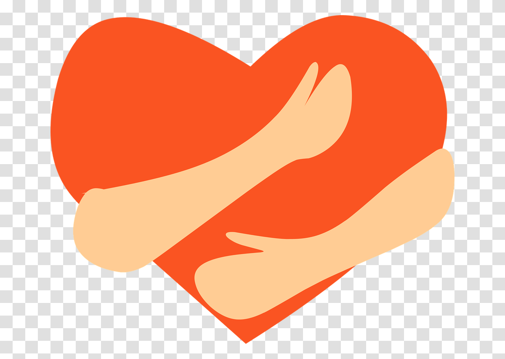 Hug, Heart, Food, Label Transparent Png