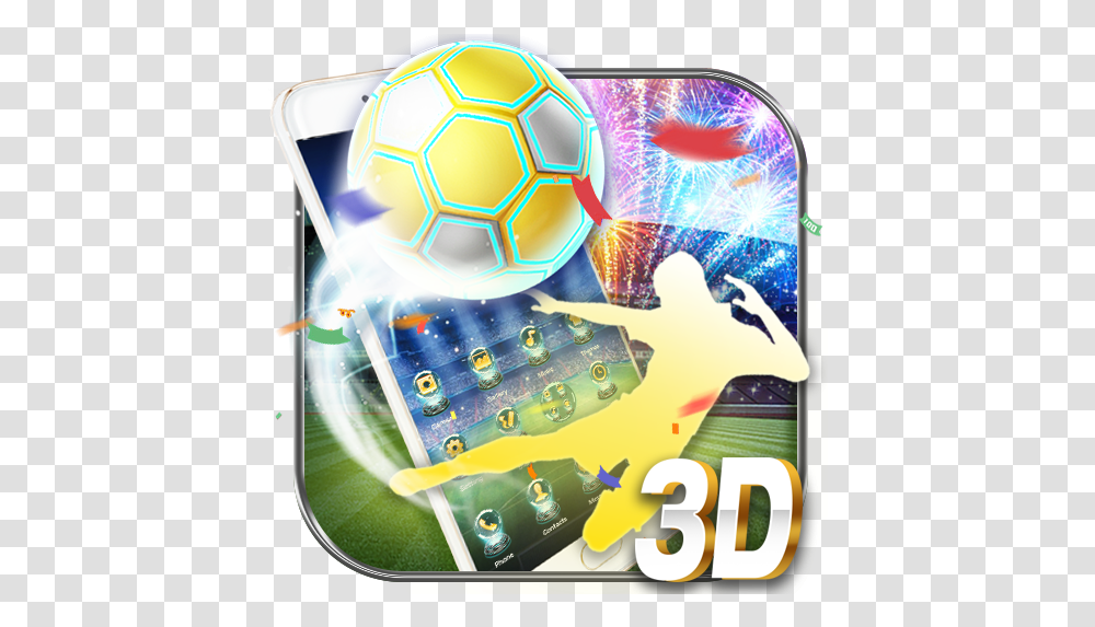Huge Gold Football 3d Theme 116 Download Android Apk Aptoide For Soccer, Soccer Ball, Team Sport, Advertisement, Poster Transparent Png