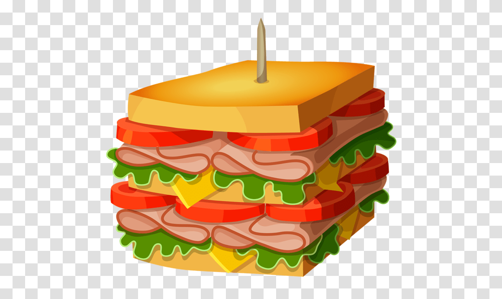 Huge Sandwich Vector Clipart Picture Pictures, Birthday Cake, Dessert, Food, Burger Transparent Png
