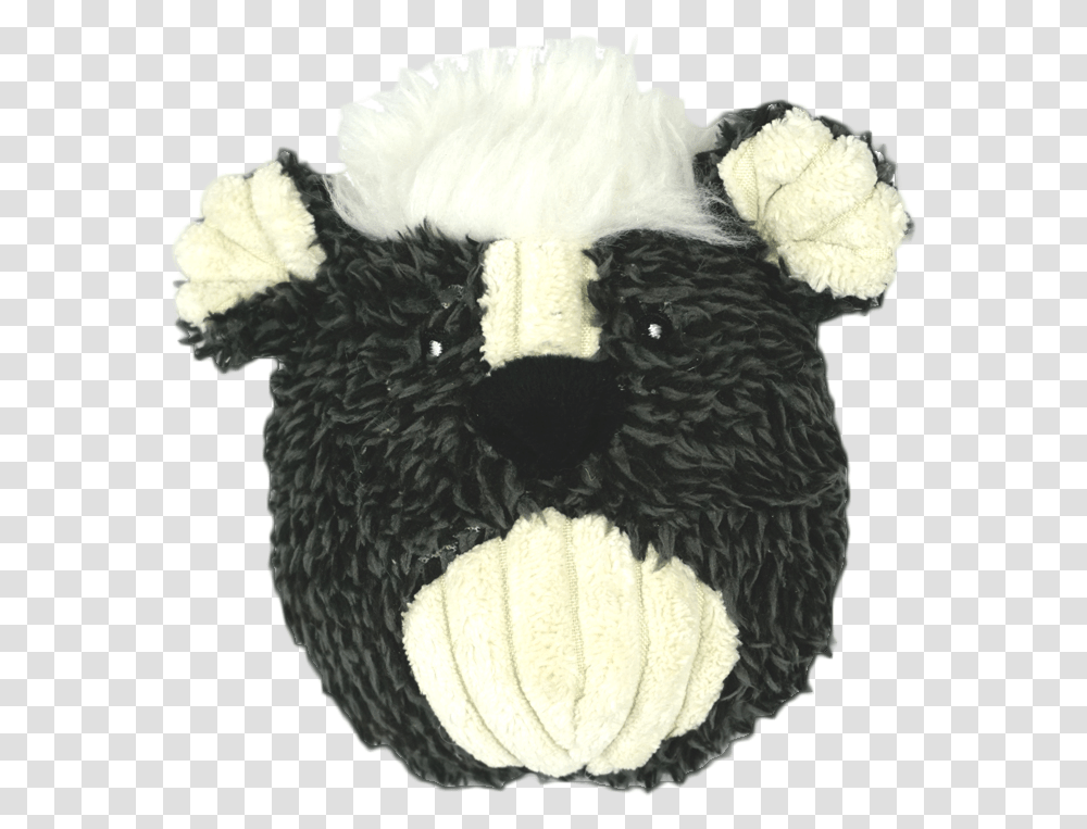Hugglehounds Squooshie Skunky Ball Dog Toy Plush, Beak, Bird, Animal, Cushion Transparent Png