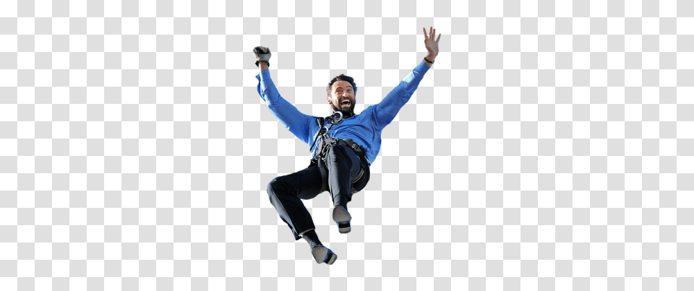 Hugh Jackman Falling, Person, Human, Bungee, Rope Transparent Png