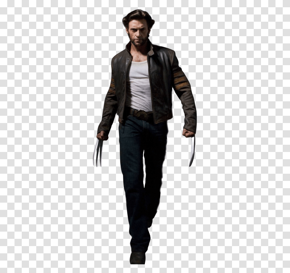Hugh Jackman Wolverine, Apparel, Jacket, Coat Transparent Png