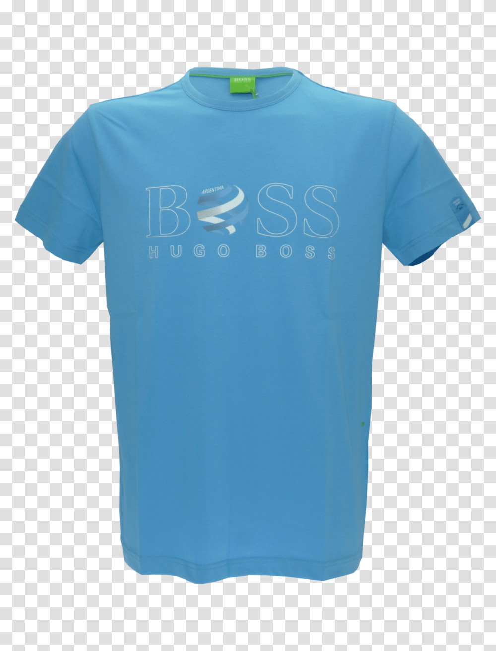 Hugo Boss Tee Flag T Shirt In Light Blue, Apparel, T-Shirt Transparent Png