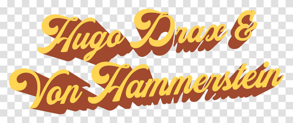 Hugo Drax Ampvon Hammerstein Poster, Label, Alphabet, Meal Transparent Png
