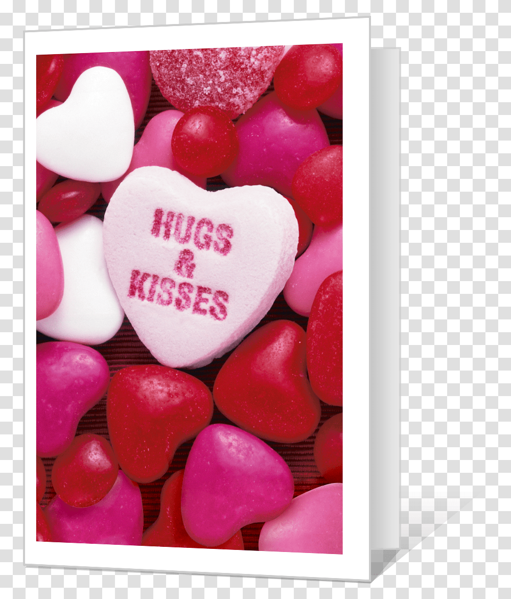 Hugs Amp Kisses Heart, Sweets, Food, Confectionery, Candy Transparent Png
