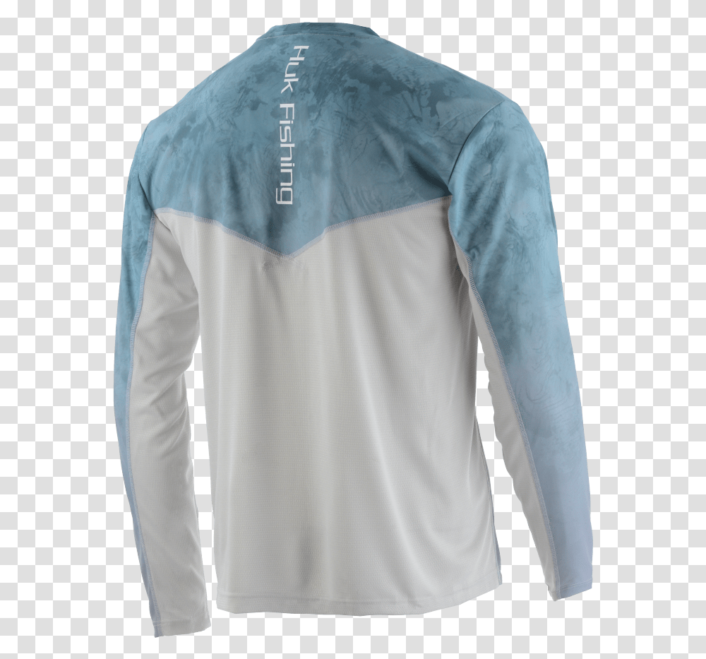 Huk Icon X Fade Long SleeveClass Long Sleeved T Shirt, Apparel, Person, Human Transparent Png