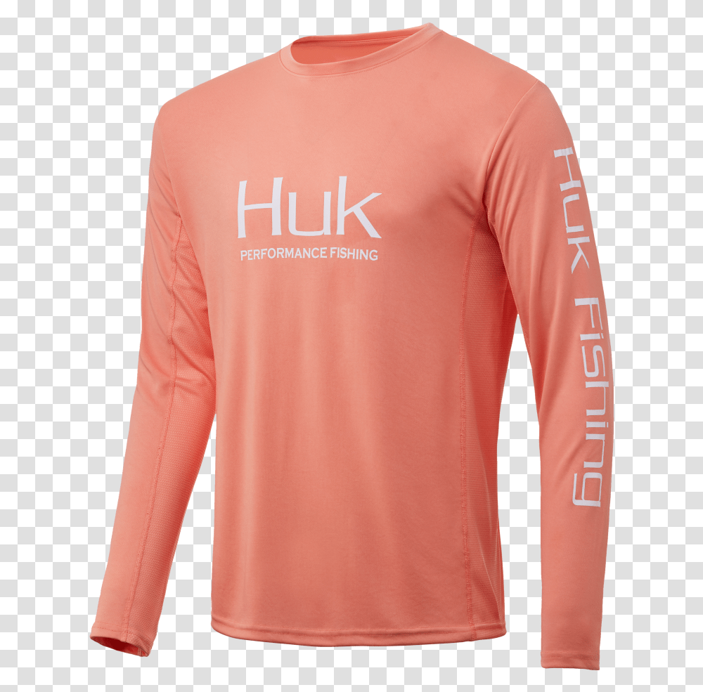 Huk Icon X Long Sleeve Long Sleeve, Clothing, Apparel, Shirt, Jersey Transparent Png