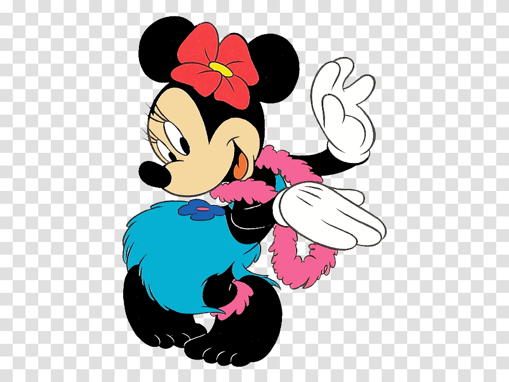 Hula Clip Art Minnie Mouse Hula Skirt, Floral Design, Pattern, Poster Transparent Png