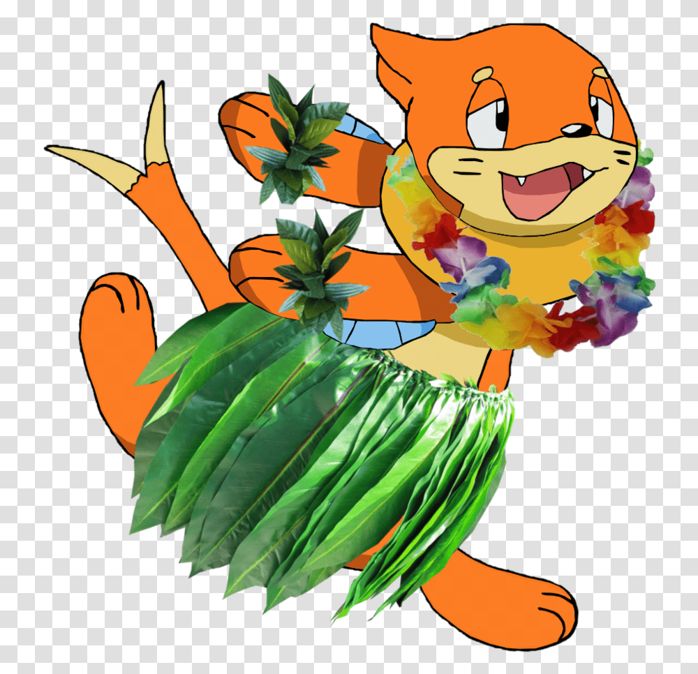 Hula Dancing Buizel By Pokemon Buizel Anime, Toy, Plant, Graphics, Art Transparent Png