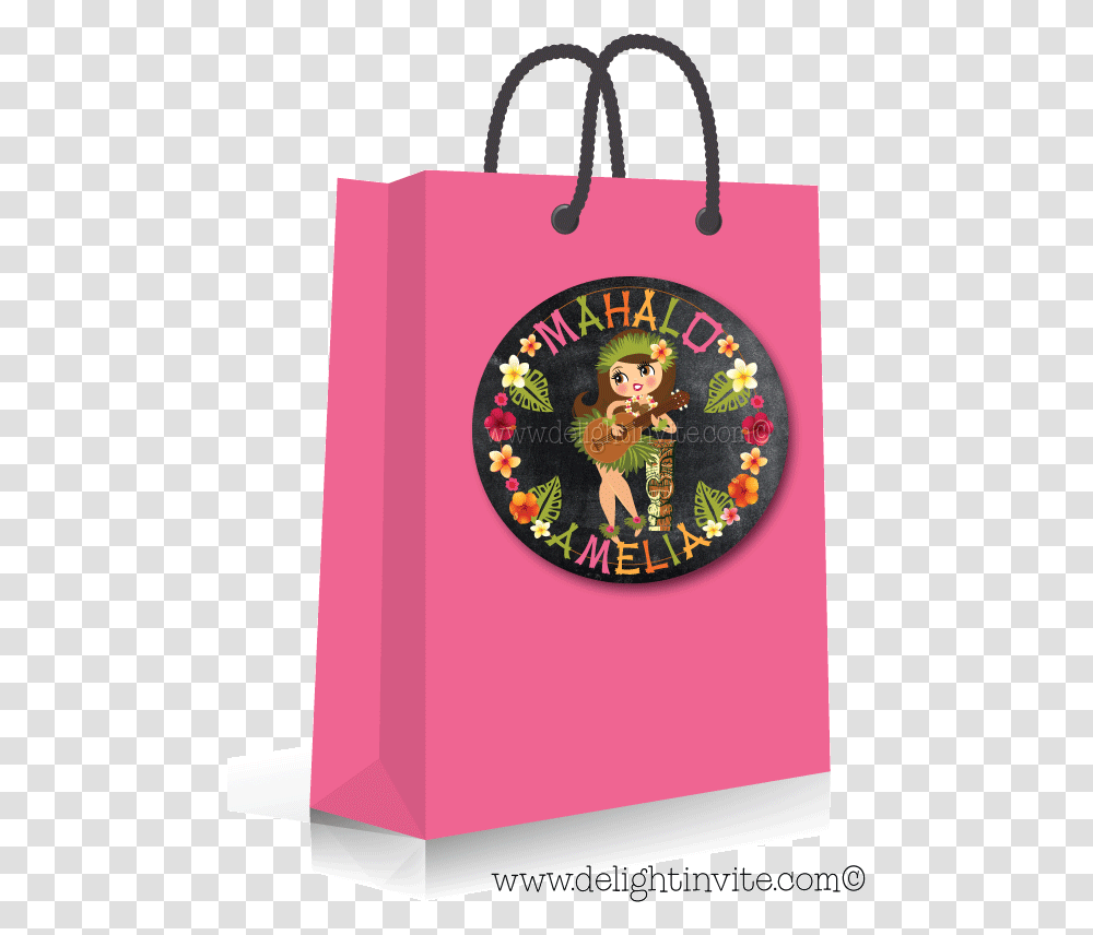 Hula Girl Paper Bag, Shopping Bag, Tote Bag, Rug, Sack Transparent Png
