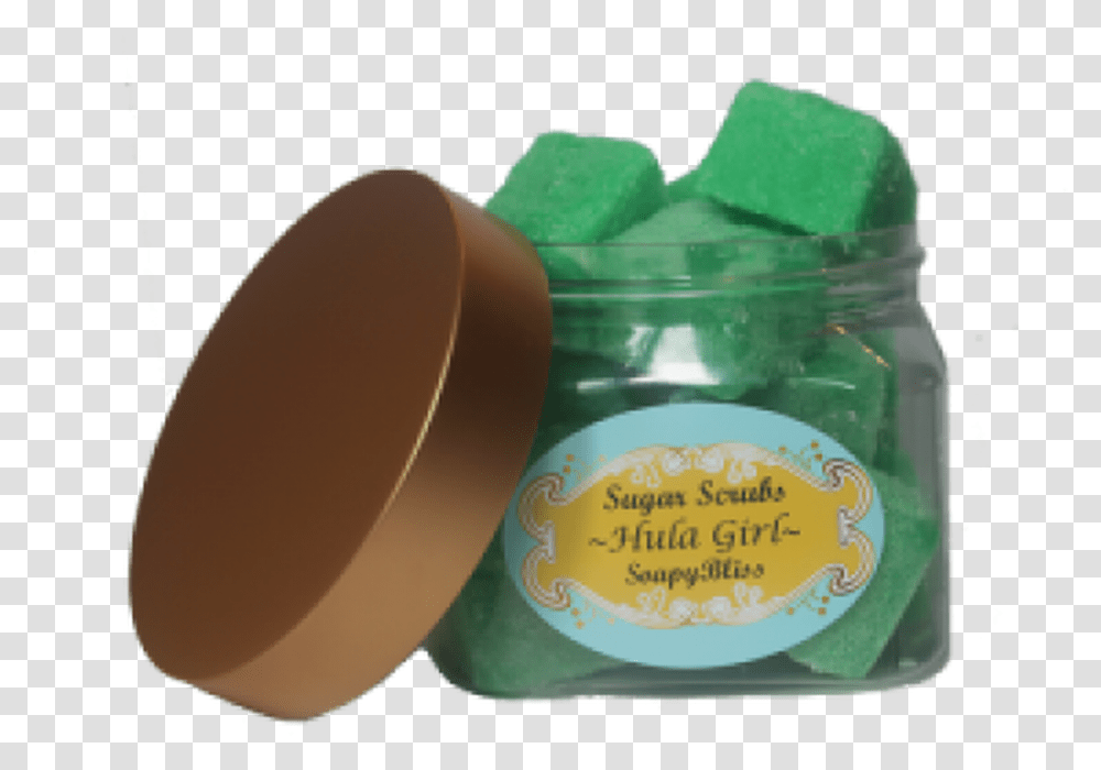 Hula Girl Solid Sugar Shower Cubes Box, Bottle, Soap, Jar, Cosmetics Transparent Png