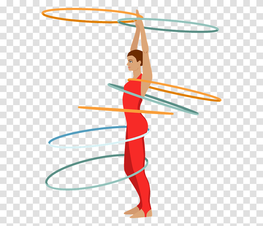 Hula Hoop Clipart Aircraft, Bow, Person, Human, Acrobatic Transparent Png