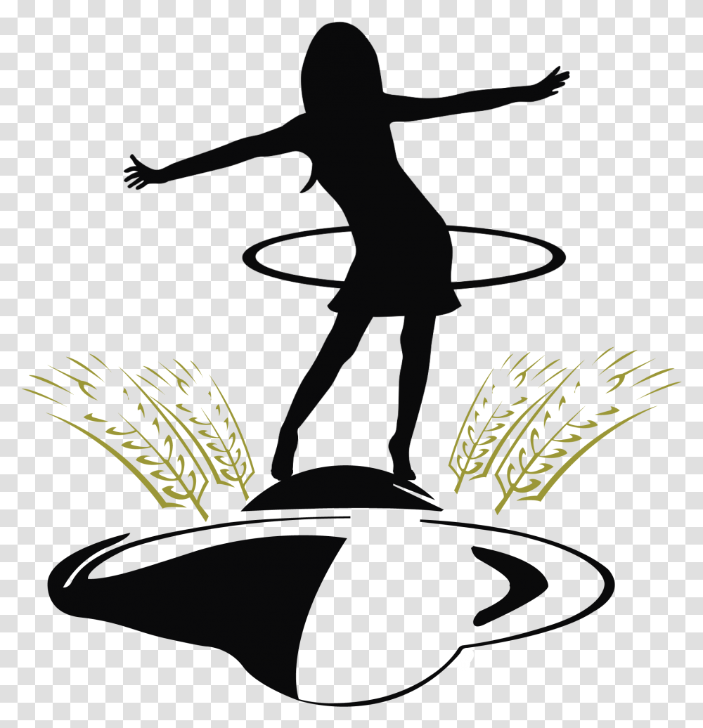 Hula Hoop Clipart Free, Leisure Activities, Dance, Silhouette, Dance Pose Transparent Png
