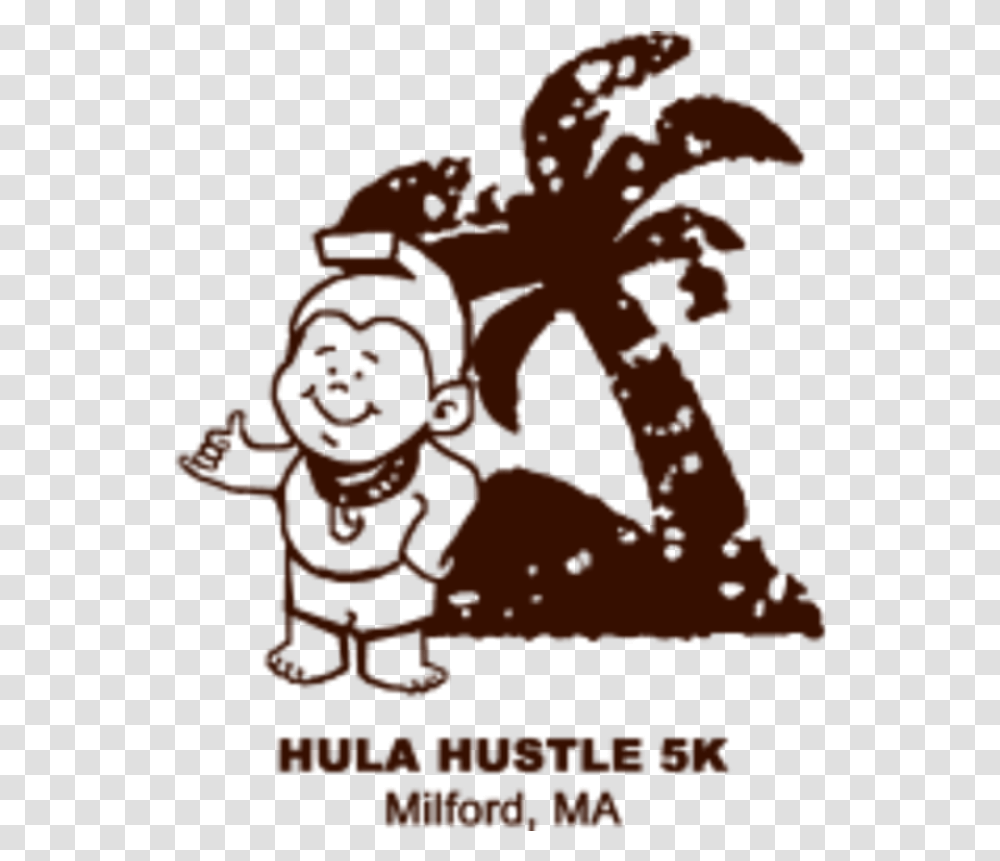 Hula Hustle 5k Team Challenge And Menehune Mile Cartoon, Poster, Advertisement Transparent Png