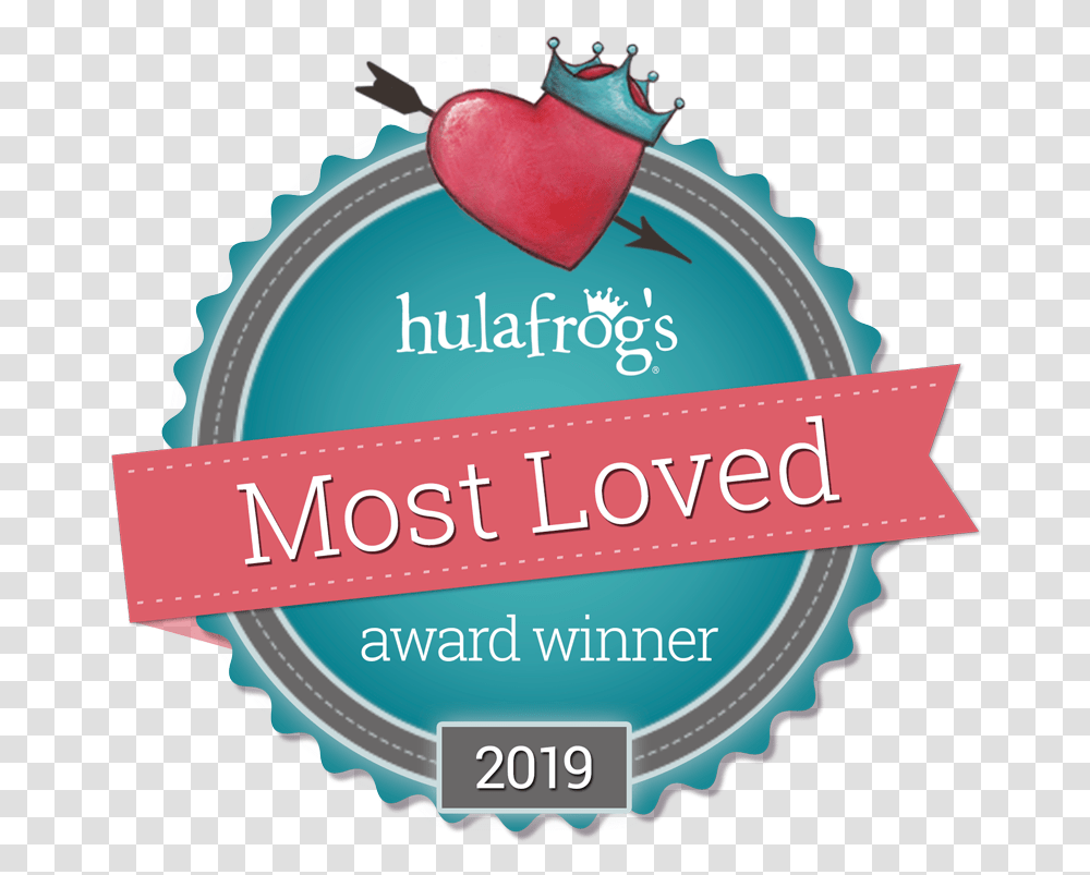 Hulafrogs Most Loved Badge Winner 2019 Hulafrog Most Loved Awards, Label, Birthday Cake, Dessert Transparent Png