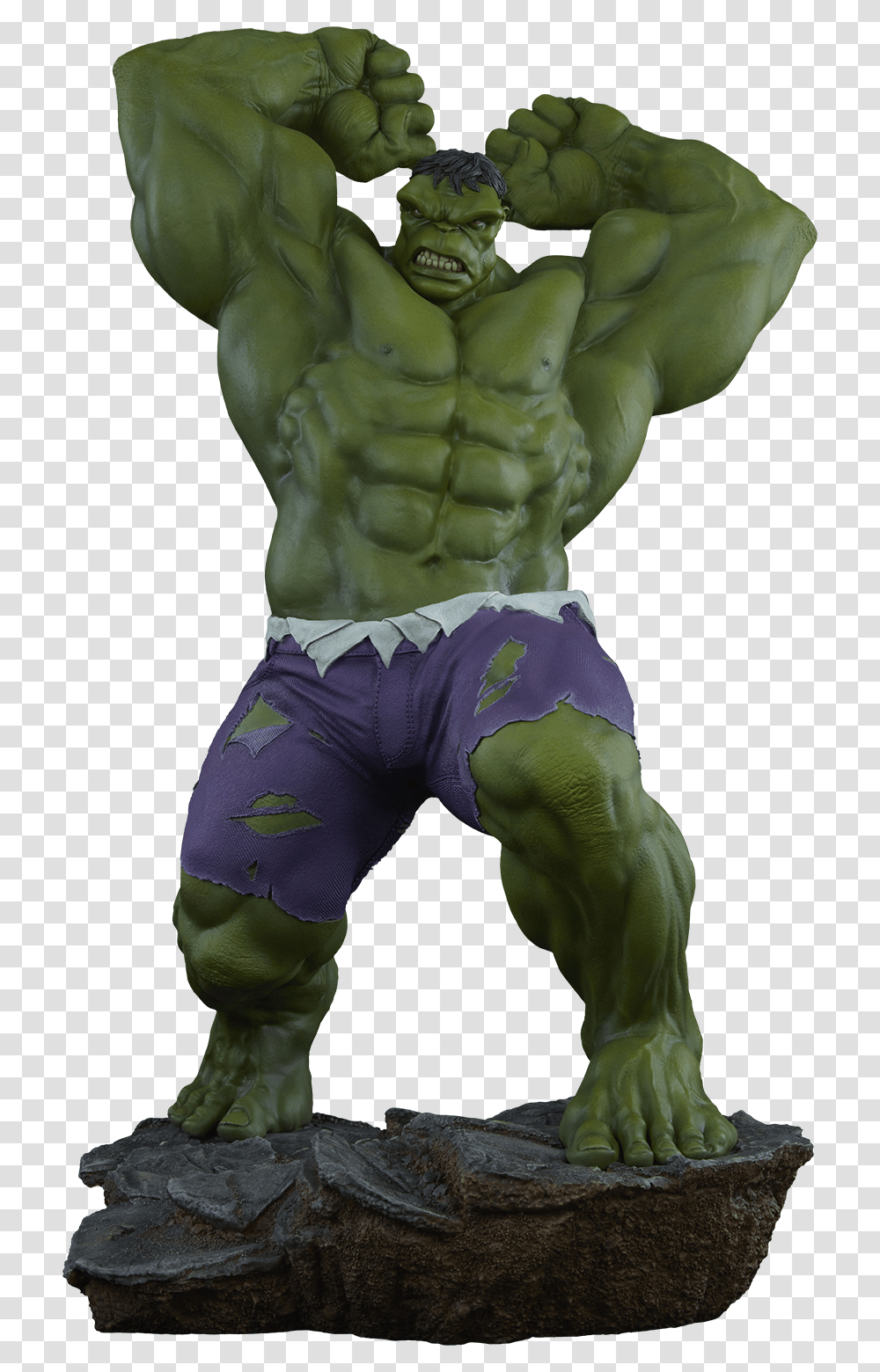 Hulk Avengers Assemble 24 Statue Main Image Hulk, Torso, Person, Human, Hand Transparent Png