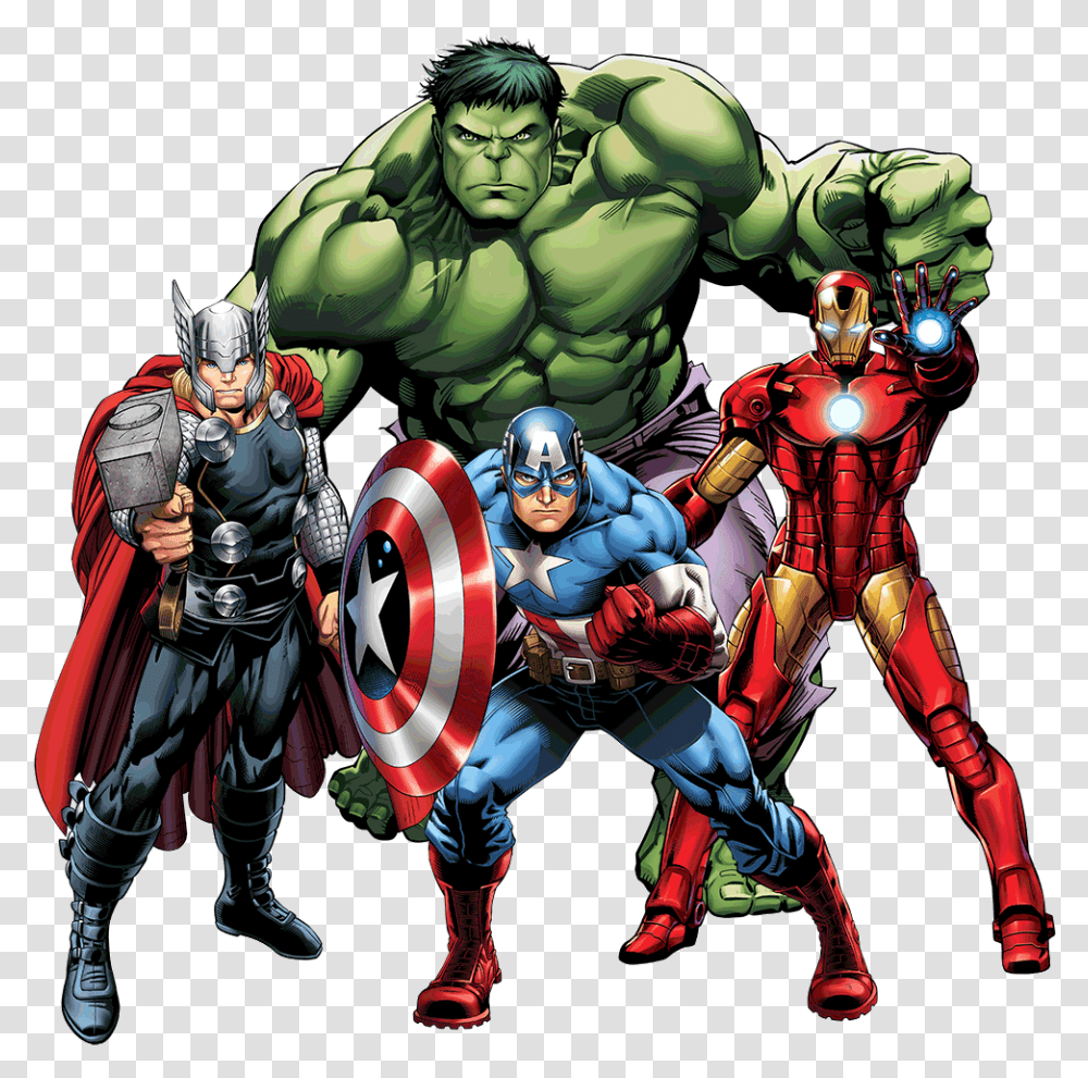 Hulk Captain America Iron Man Thor, Person, Human, Toy, Costume Transparent Png