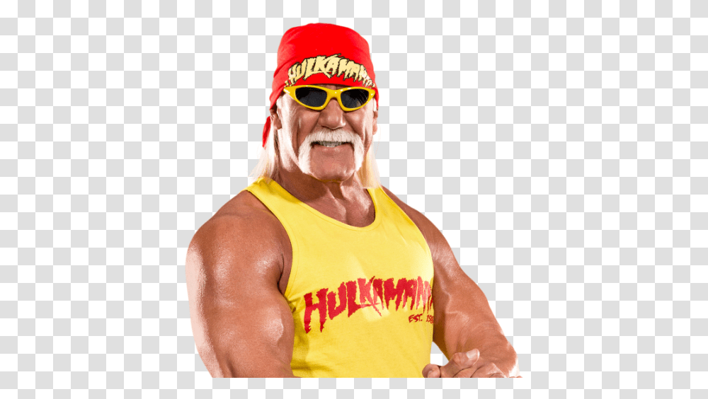 Hulk Hogan Appearing Wwe Hulk Hogan, Sunglasses, Accessories, Person, Clothing Transparent Png