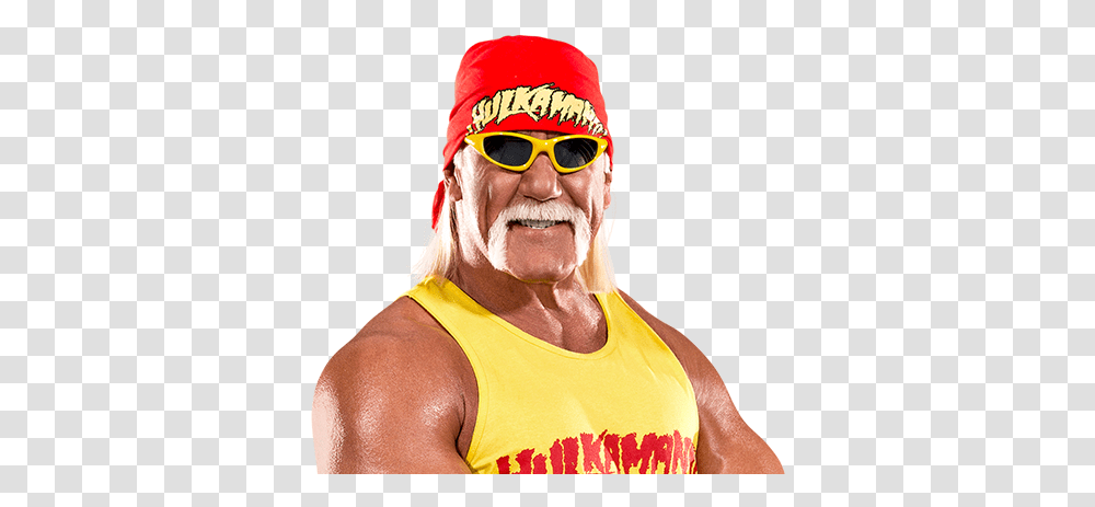 Hulk Hogan Official Merchandise Hulk Hogan Wwe Crown Jewel, Sunglasses, Accessories, Person, Face Transparent Png