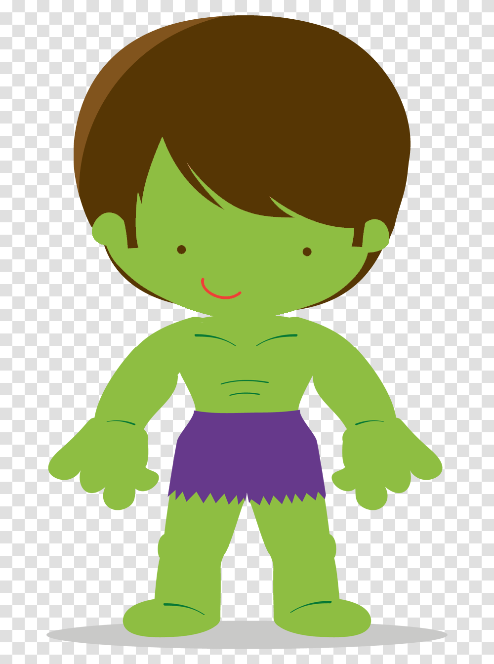 Hulk Kids Vingadores Cute Hulk, Green, Toy, Silhouette, Person Transparent Png