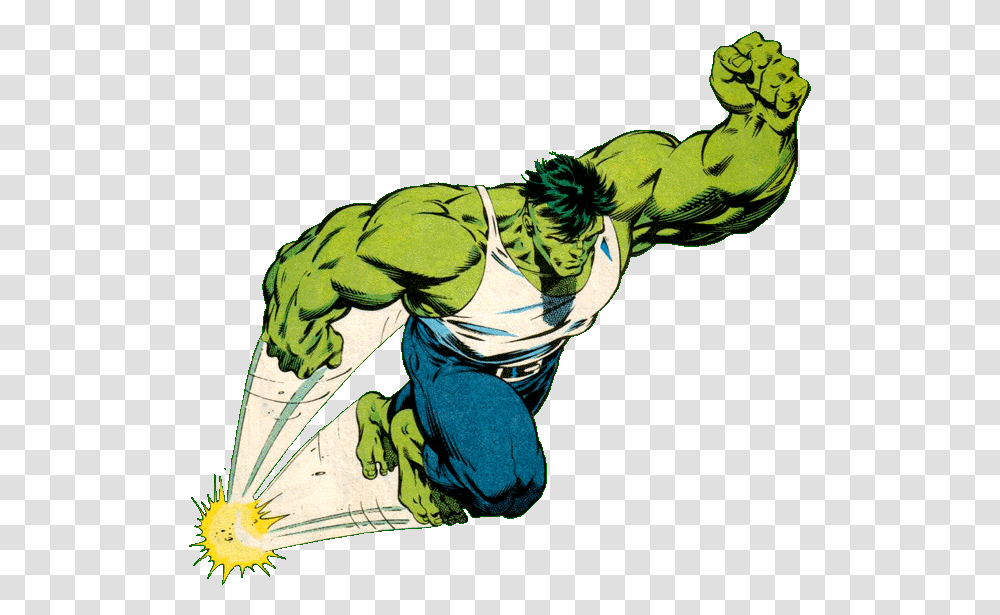Hulk Saltando Comic, Bird, Animal, Hand Transparent Png