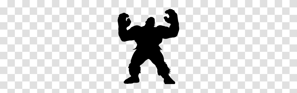 Hulk Silhouette Silhouette Of Hulk, Person, Human, Stencil, Ninja Transparent Png