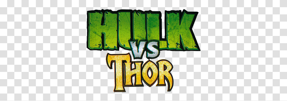 Hulk Vs Hulk Vs Thor Logo, Text, Alphabet, Slot, Gambling Transparent Png