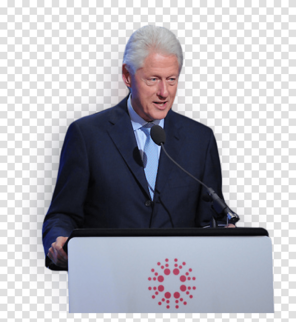 Hult Prize Bill Clinton, Audience, Crowd, Person, Speech Transparent Png